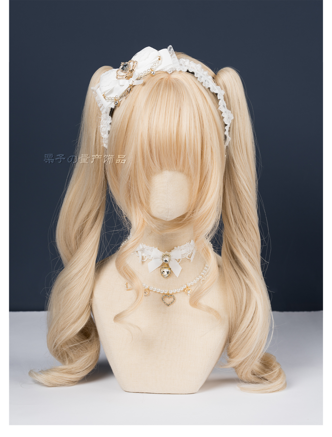 Ryousangata Bow Headband, Rhinestone Accents 44413:808191