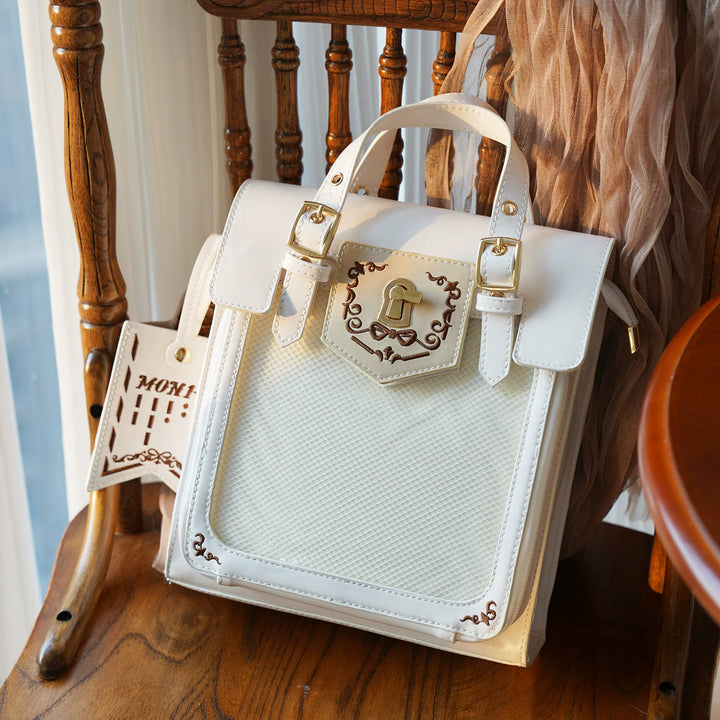Vintage Embroidered Ita Bag, Clear Display Window 45415:846826