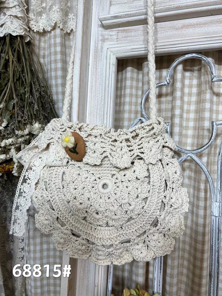 Cottagecore Bag Handmade Woven Bag Crossbody Shoulder Bag 36138:516584 36138:516584