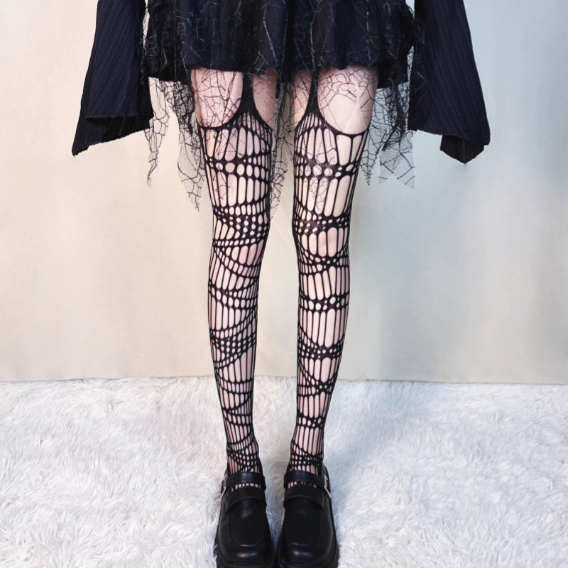 Y2K Socks Black Tights Fishnet Stockings 39488:635110