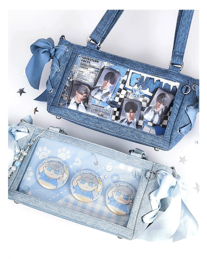 Daily Mini Ita Bag, Clear Window for Dolls & Badges 45427:849580