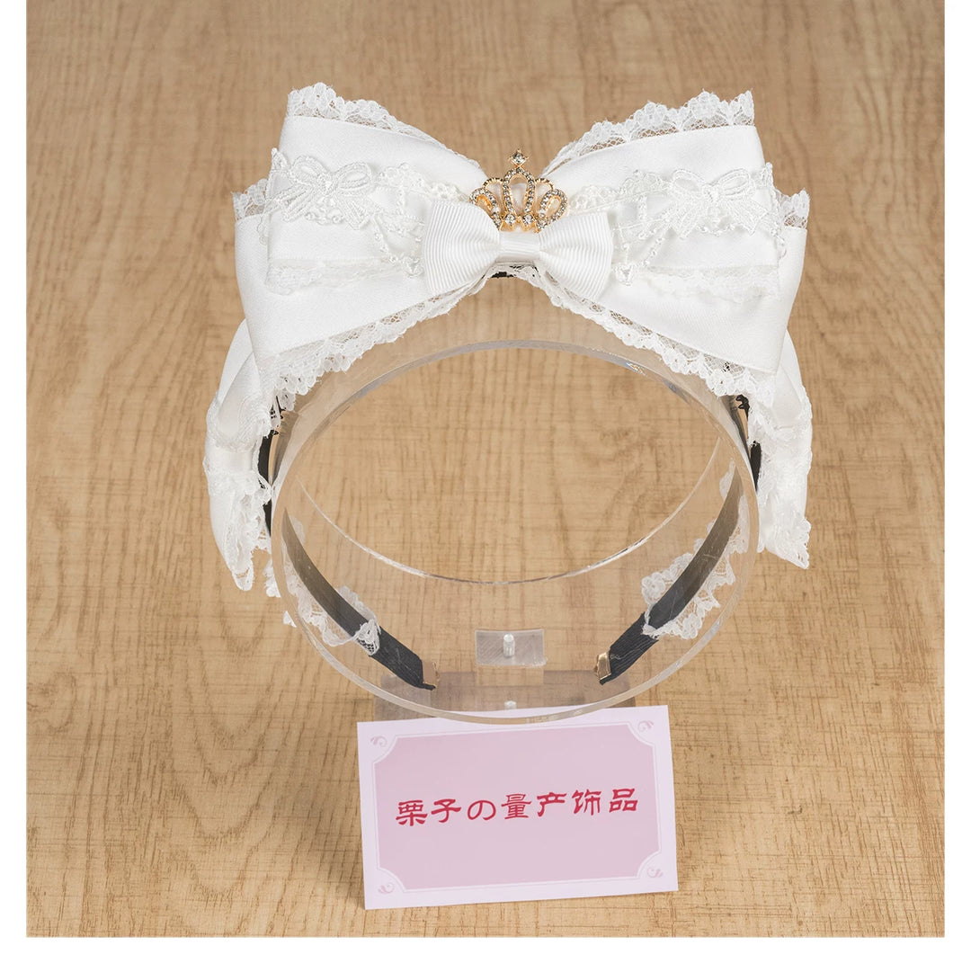 Jirai Kei Bowknot KC, Rhinestone Crown 44956:832801