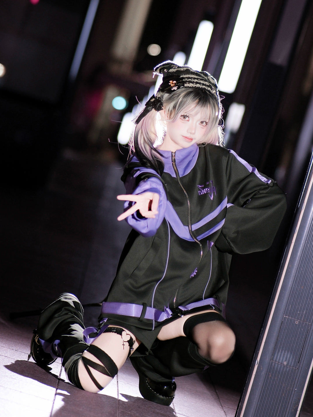 Plus Size Tenshi Kaiwai Outfit, Jacket and Shorts 44120:796960