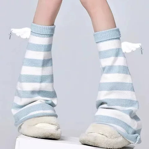 Tenshi Kaiwai Striped Leg Warmers, Wing Decorations 45466:852158