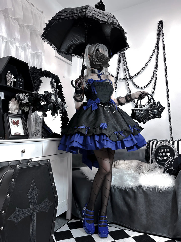 Gothic Lolita Dress Suspender Princess Puffy Dress 35546:496972