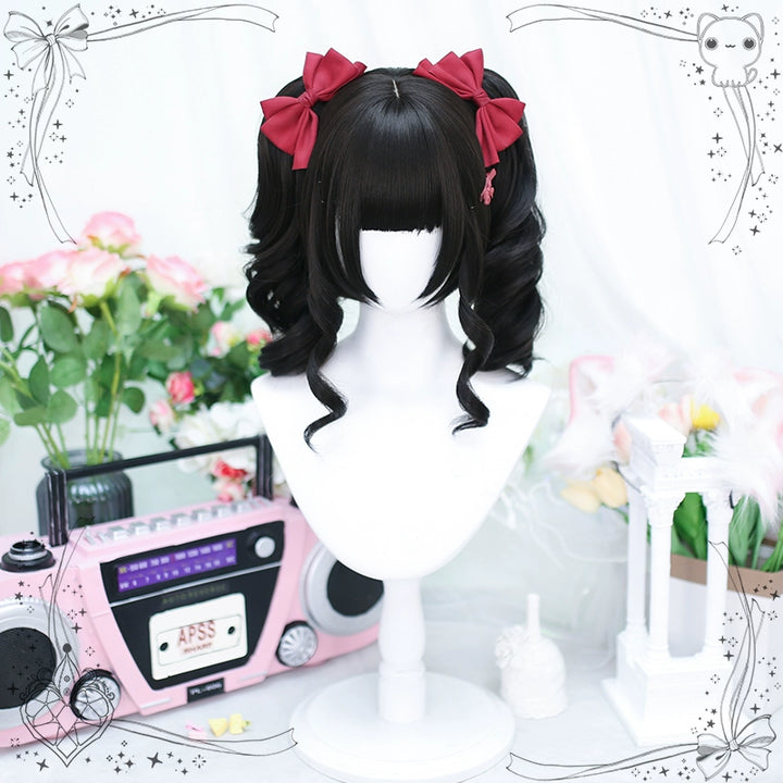 Jirai Kei Wig Lolita Wig Double Ponytails Multicolor 35610:496052 35610:496052