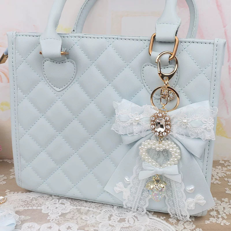 Jirai Kei Key Chain & Bag Charm, Rhinestone Decoration 45074:837204