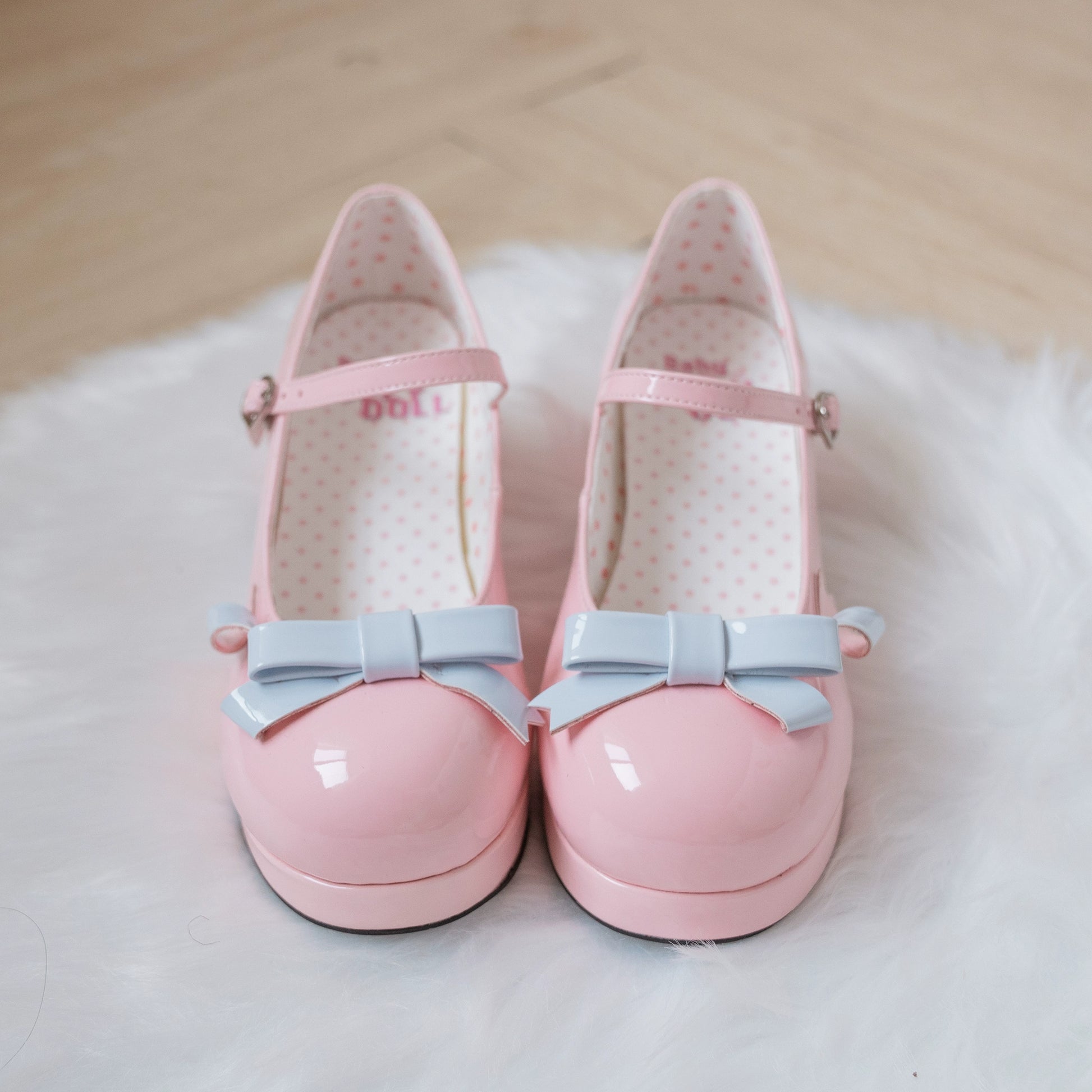 Lolita Shoes High Heels With Bowknot Shallow Mouth Shoes 37026:556834
