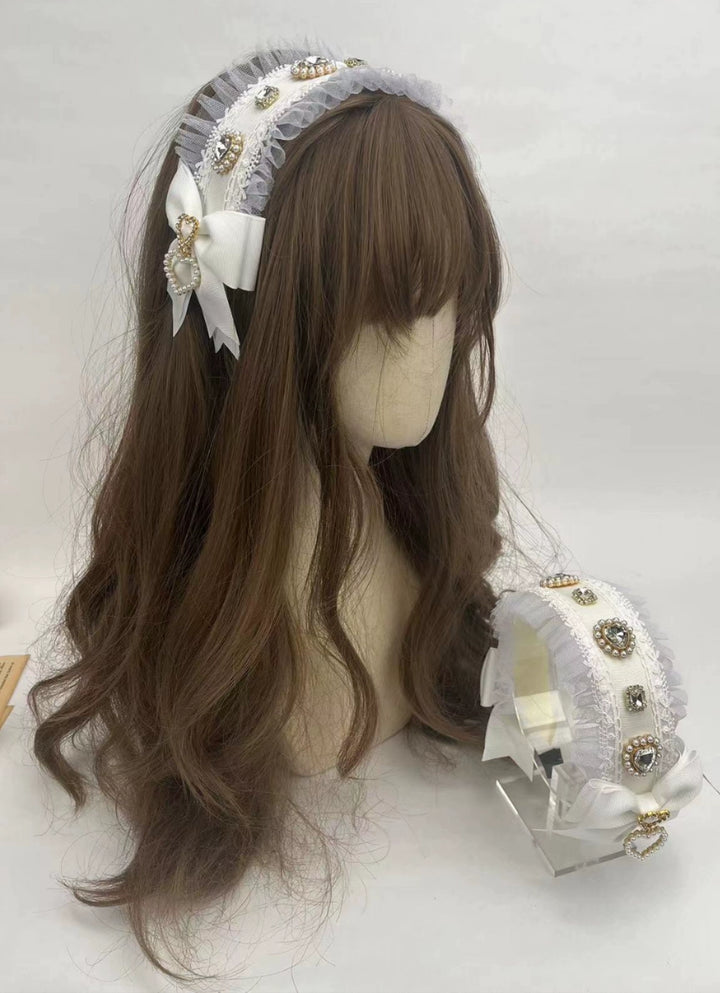 Kaiwaii Sweet Heart Bow Hairband Multicolor 21578:311596 21578:311596