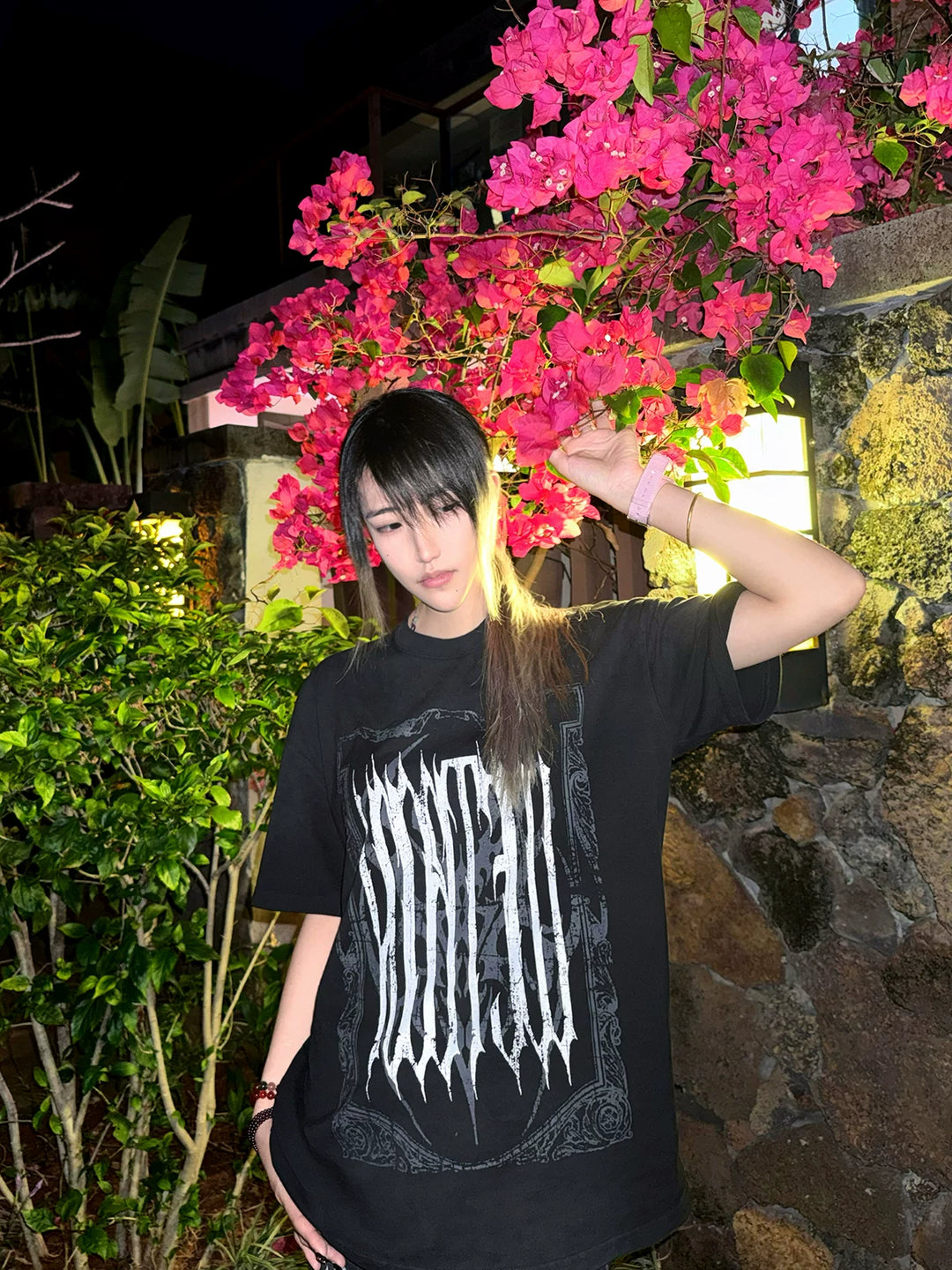 Summer Printed Sub-Culture Shirt, Cotton Fabric 44777:826948