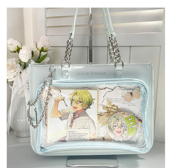 Large Capacity Ita Bag, Checkered Background 43233:779418