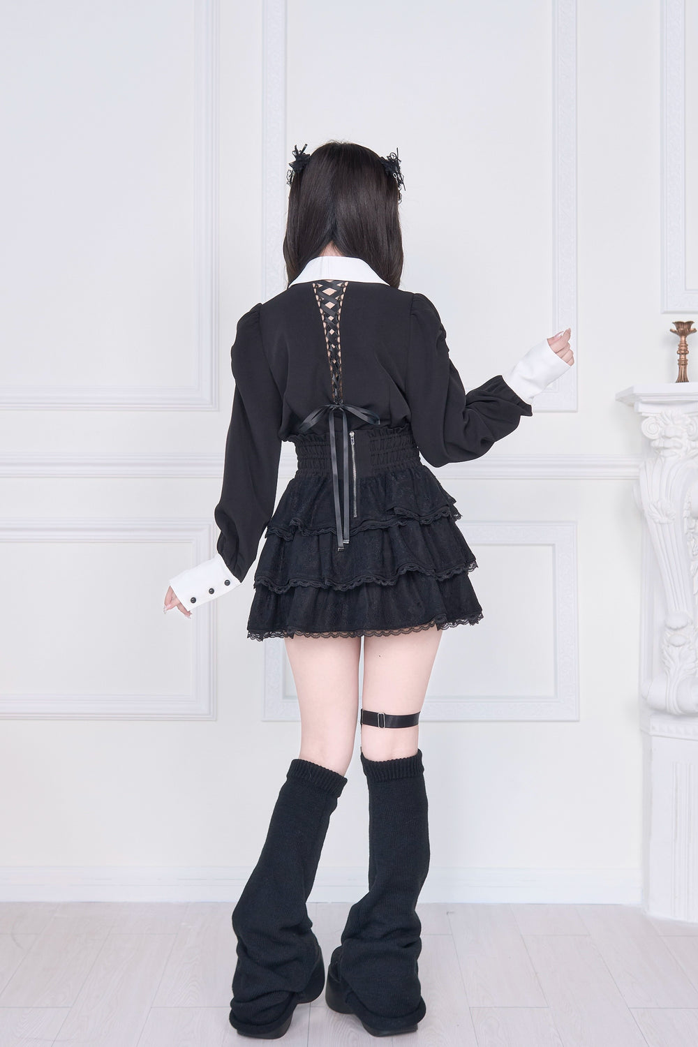 Jirai Kei Skirt Outfit, Cross Embriodery 43942:790075