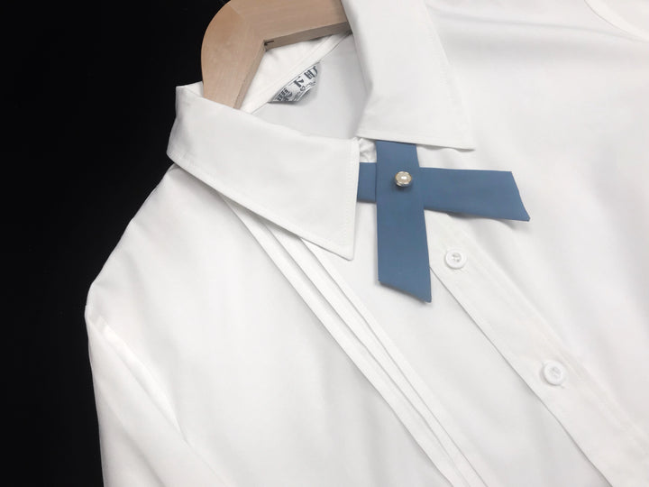 Gay-Blue Knee-Length JK Uniform, Detachable Vest (L M S XL XS XXL) 43446:778489
