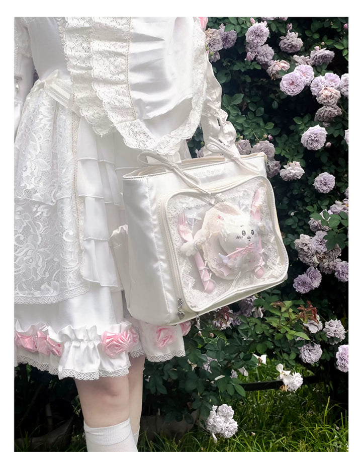 Imitation Silk Tote Itabag, Multiple Color 45430:851545