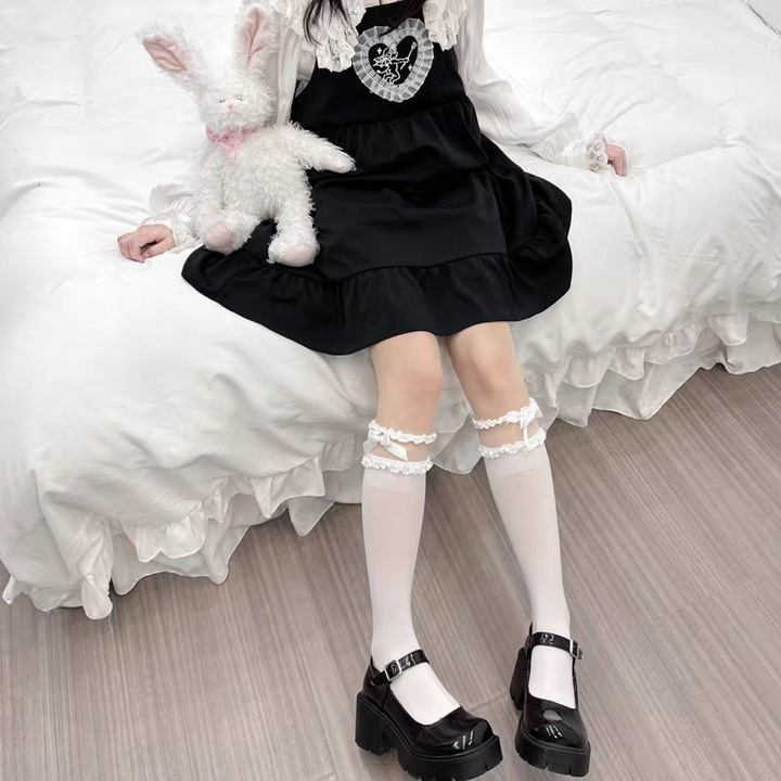 Subculture Short and Calf-Length Socks, Cross Pendant 45202:841201
