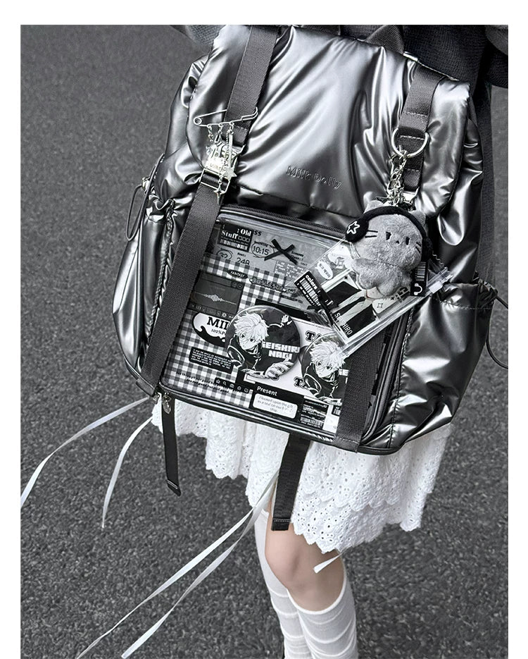 Large Capacity Itabag, Casual School Backpack 45428:848515