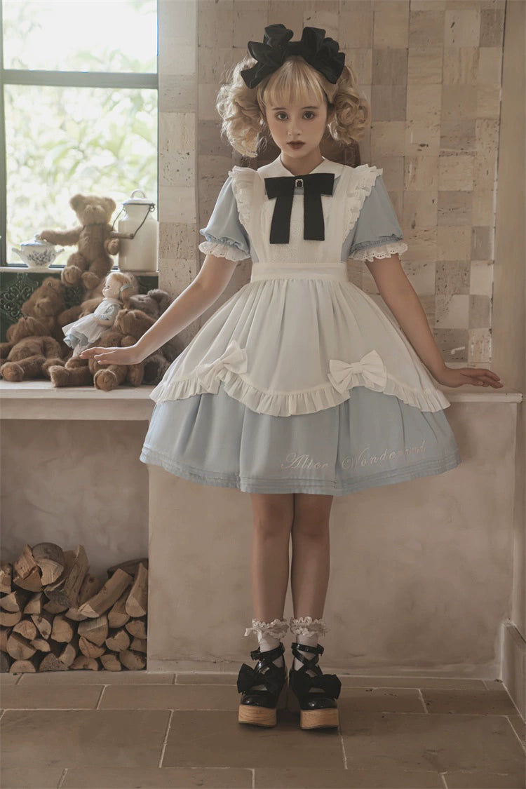 Classic Lolita Dress Short Sleeve Maid-style OP 36474:562552