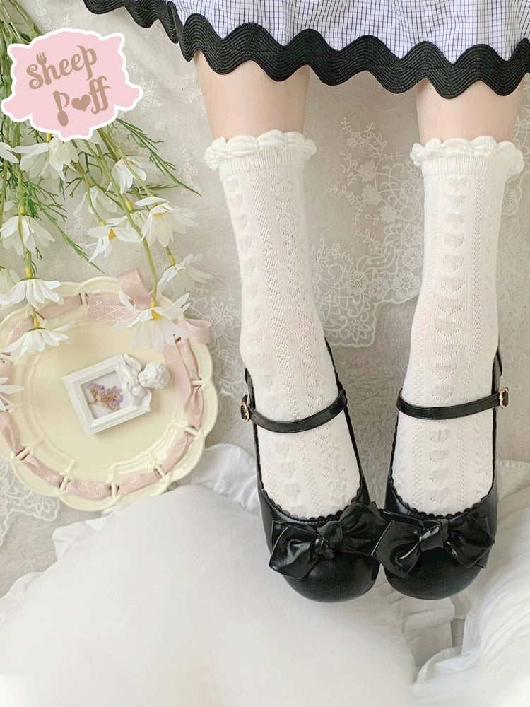 Kawaii Fashion Lolita Round-Toe Mary Jane Shoes Multicolor 22832:327280 22832:327280