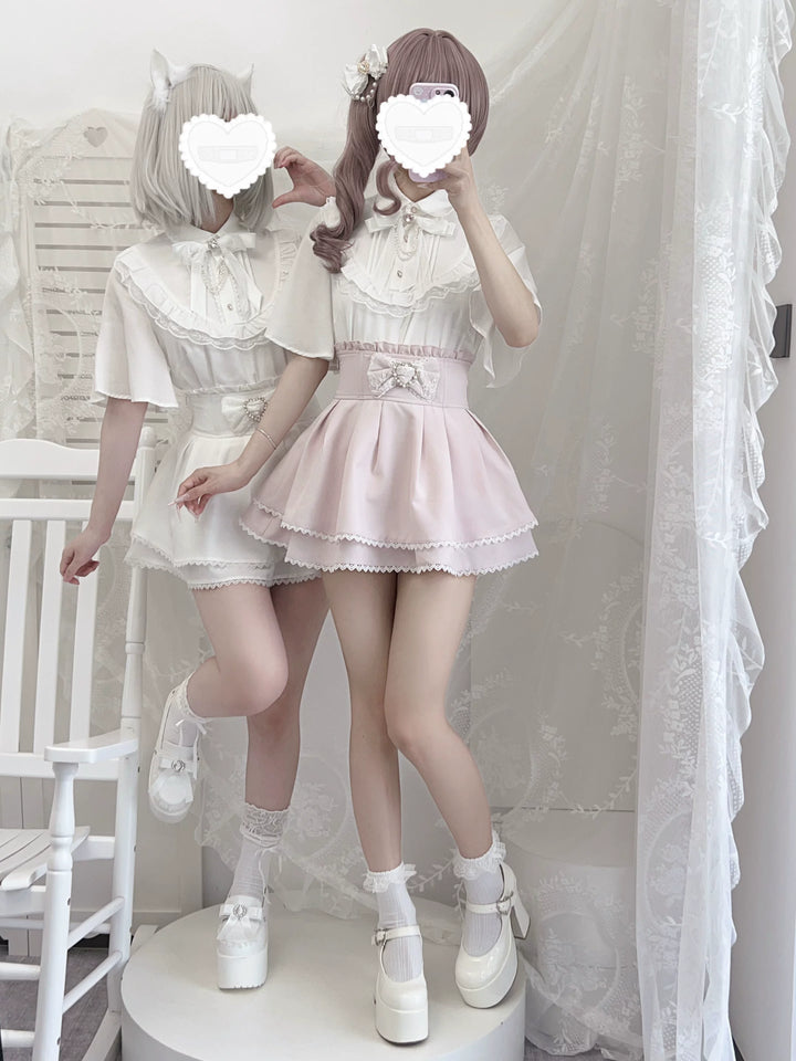 Ryousangata Skirt Outfit, Tencel Blouse 44750:822109