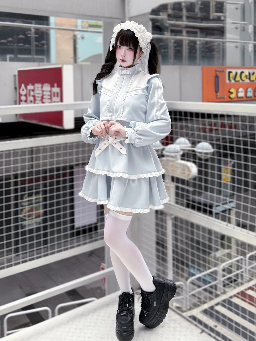 Sport Style Tenshi Kaiwai One-Piece Dress 44072:795752