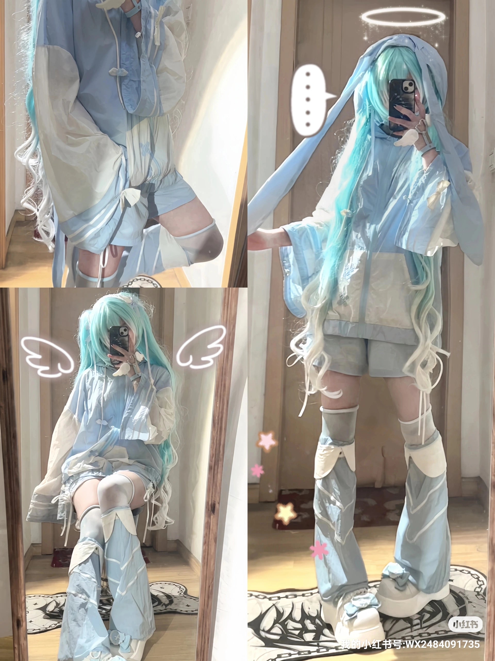 Tenshi Kaiwai Sun Protection Suit Angel Subculture Coat Set 37578:575894