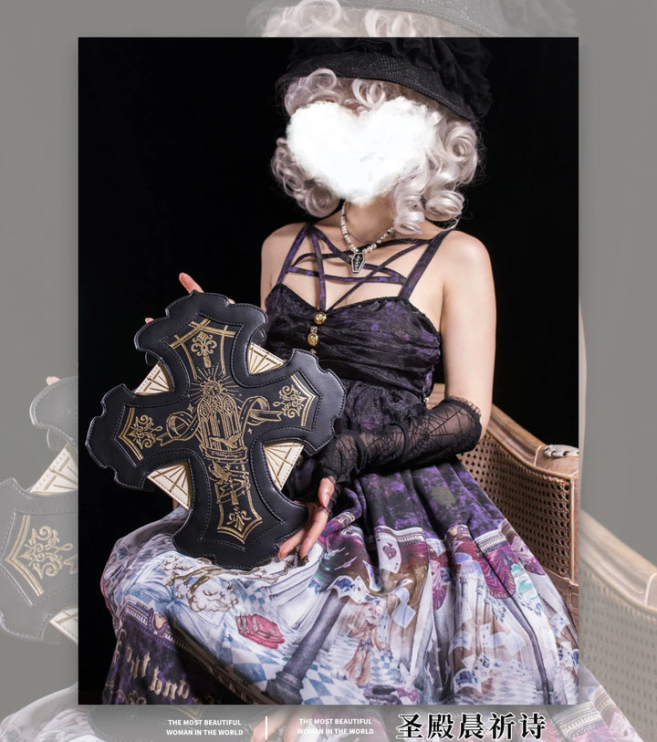 Gothic Lolita Bag, Two Detachable Shoulder Straps 45411:847018