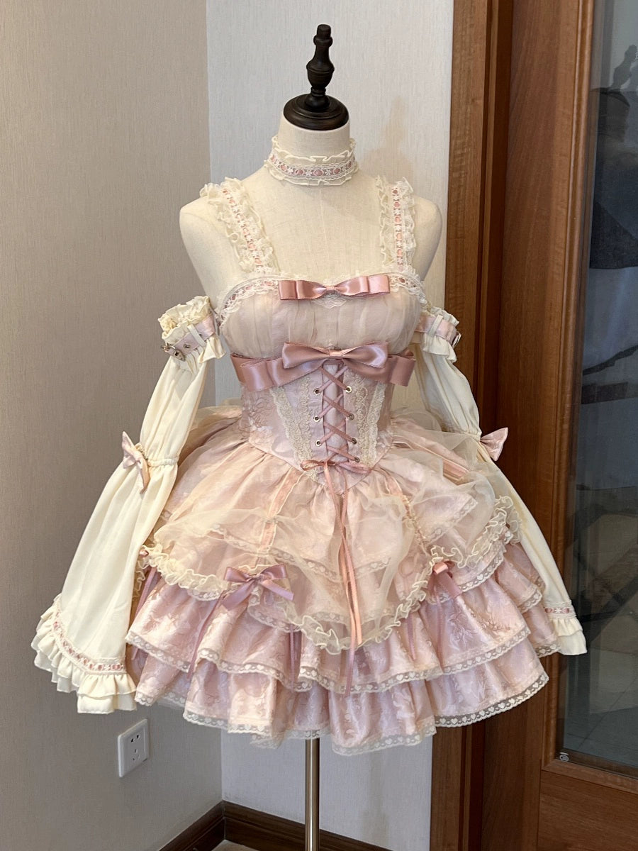 Ballet Lolita Dress Subculture Gyaru Lolita Dress (L M S XL) 35312:493062