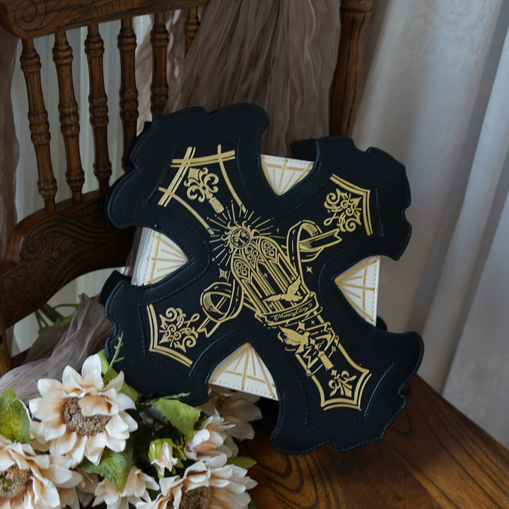 Gothic Lolita Bag, Two Detachable Shoulder Straps (Black) 45411:847001