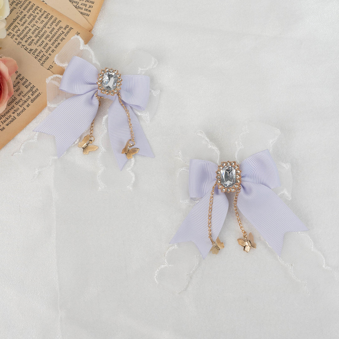 Jirai Kei Hair Clip Rhinestone Butterfly Hair Accessories 35656:507582 35656:507582