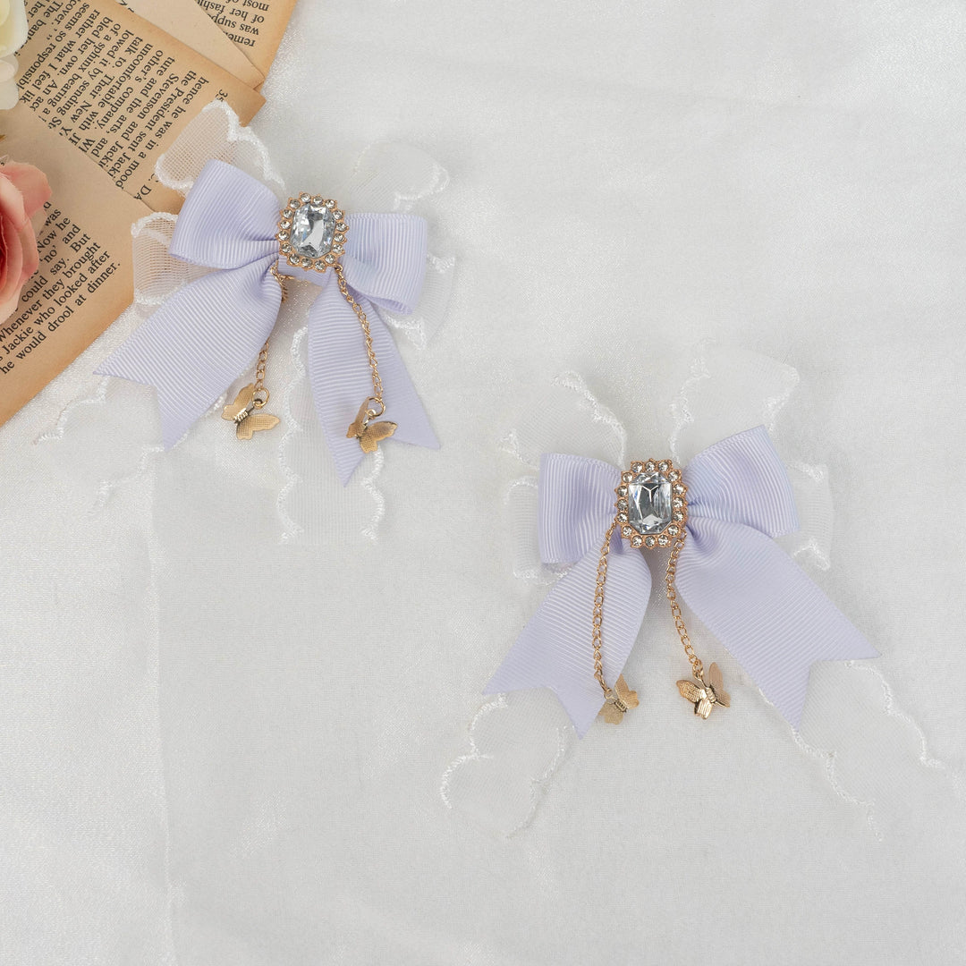 Jirai Kei Hair Clip Rhinestone Butterfly Hair Accessories 35656:507568 35656:507568