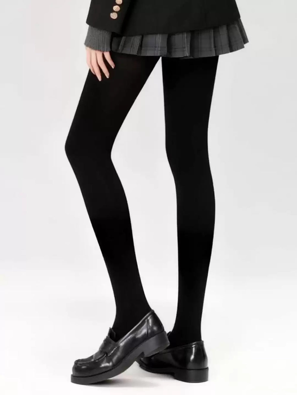 Solid Black Slimming Pantyhose, Various Thickness Options 45963:871171