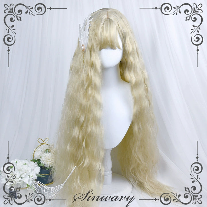 Lolita Wig Extra Long Curly Wig 100CM Multi-color (Blonde) 39342:627614