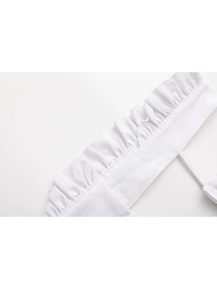 White Cotton Apron, Perfect for Jersey Maid Style 44855:825231