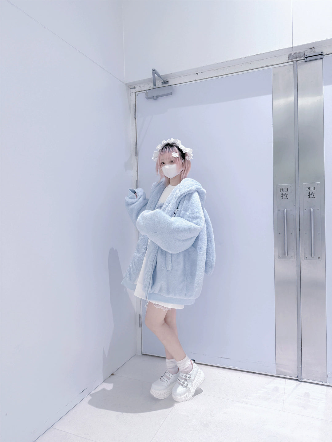 Winter Tenshi Kaiwai Coat, Bunny Ear Hood 44151:802120