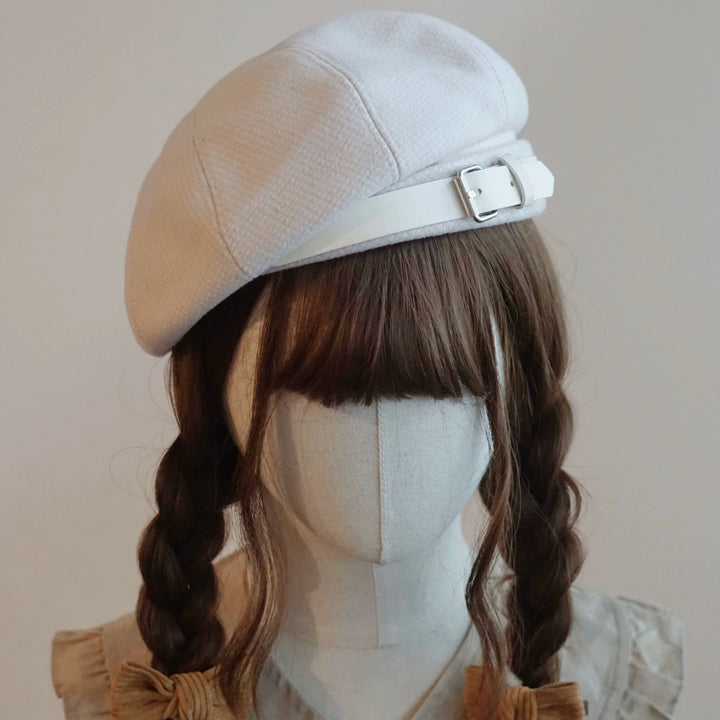 Handmade Beret Autumn-Winter Cloud Beret Duckbill Cap Multicolor 28948:332690 28948:332690