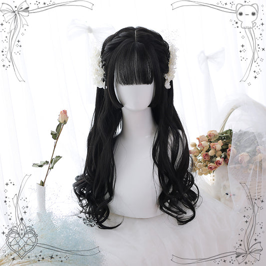 Harajuku Fashion Lolita Long Curly Wig 5Colors 22814:330400
