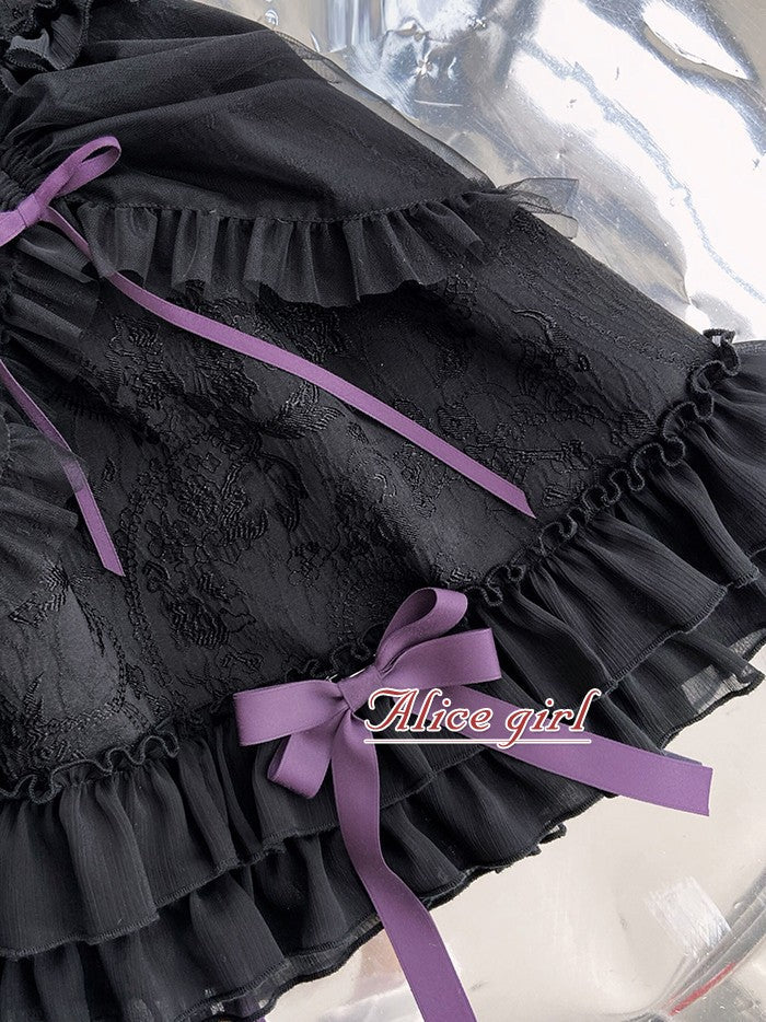 Gothic Lolita Dress Cross-Hime Halterneck Lolita Jumper Dress 35062:478533 35062:478533