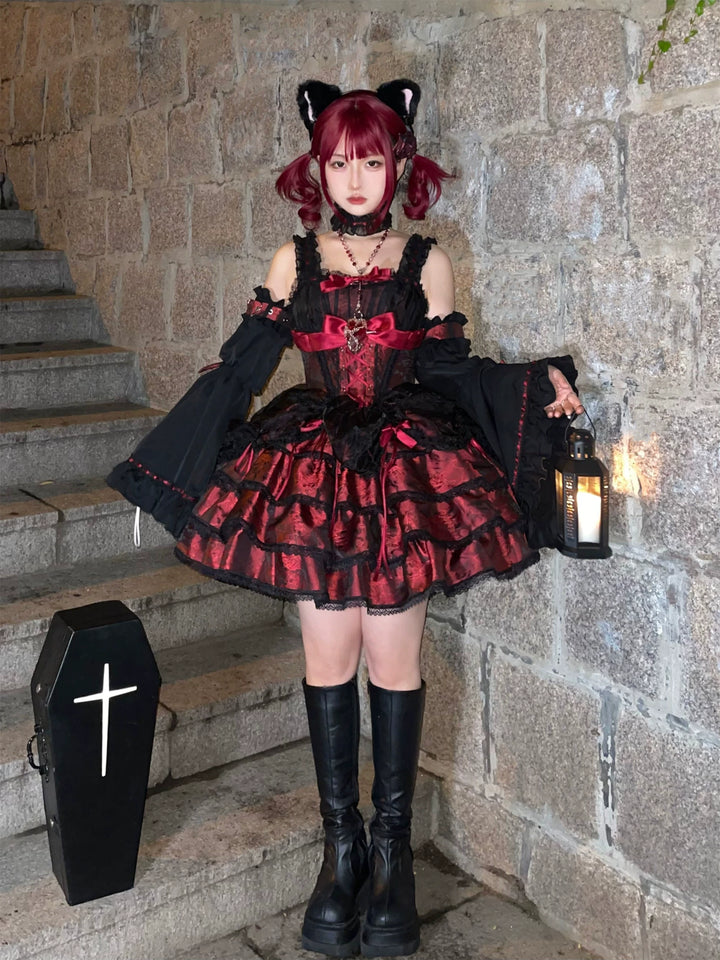 Ballet Lolita Dress Subculture Sweet Spicy Lolita Dress 35312:493068 35312:493068