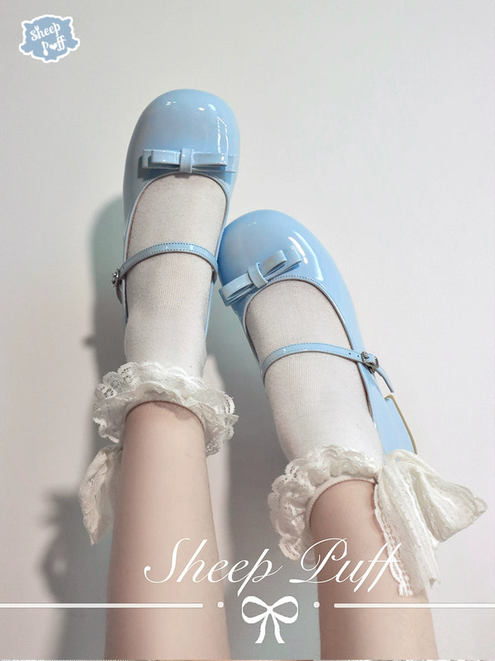 Kawaii Fashion Lolita Round-Toe Flat Shoes 13Colors 22822:329928 22822:329928