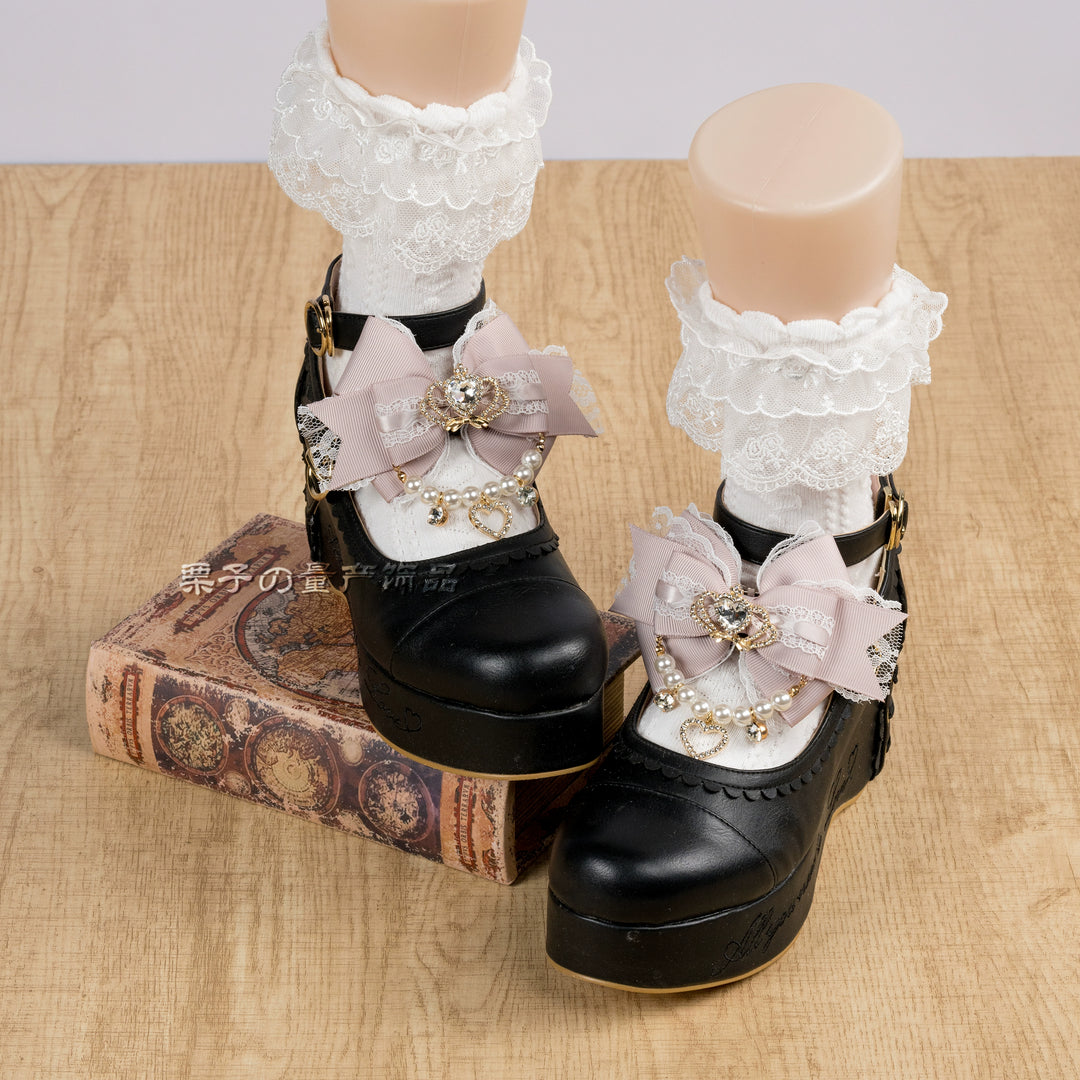 Lace Jirai Kei Shoe Clips, Hair Clips 44009:793146