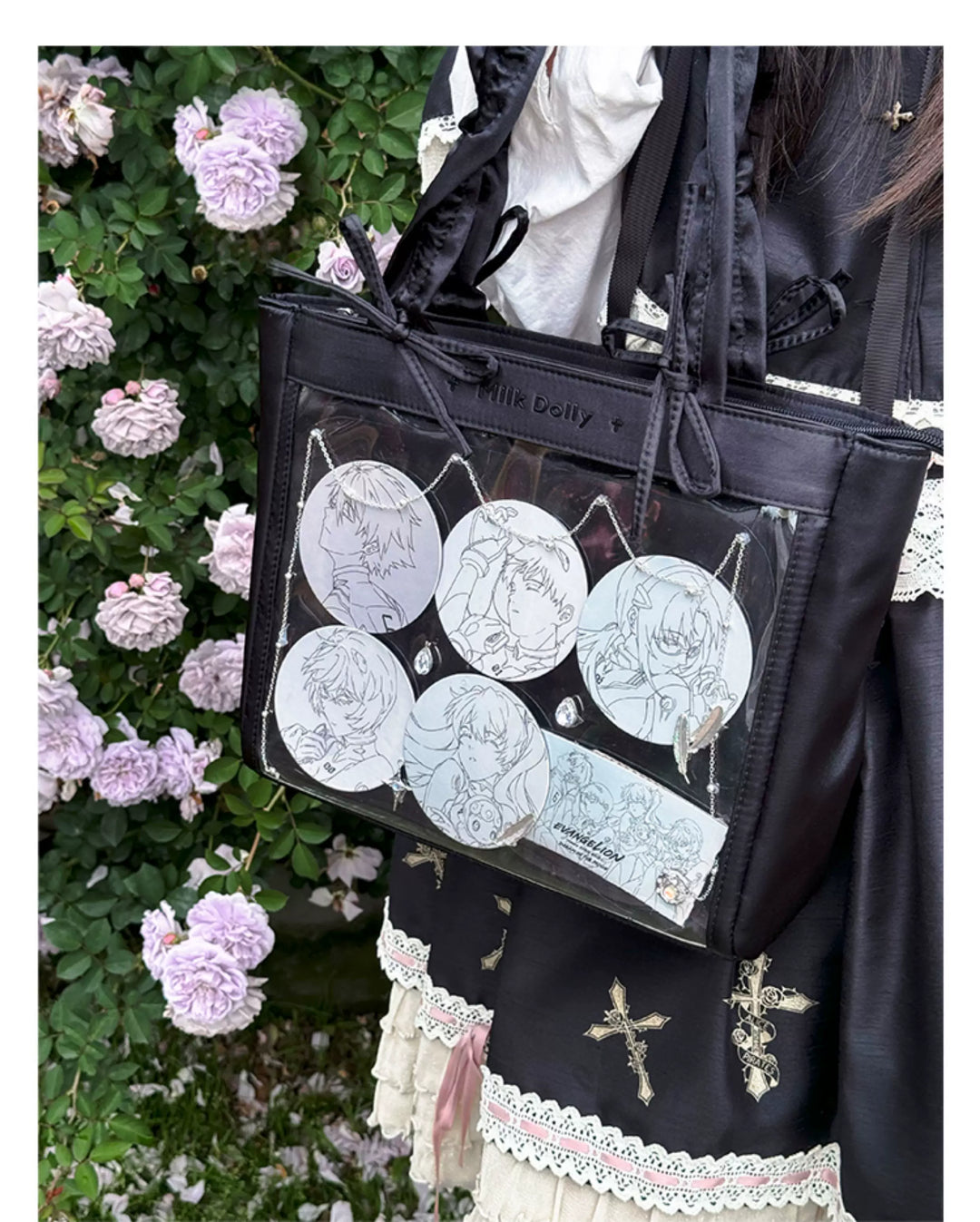 Imitation Silk Tote Itabag, Multiple Color 45430:851502