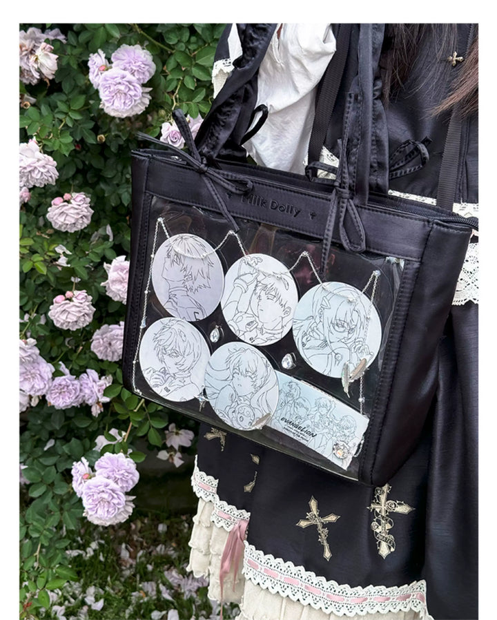 Imitation Silk Tote Itabag, Multiple Color 45430:851502