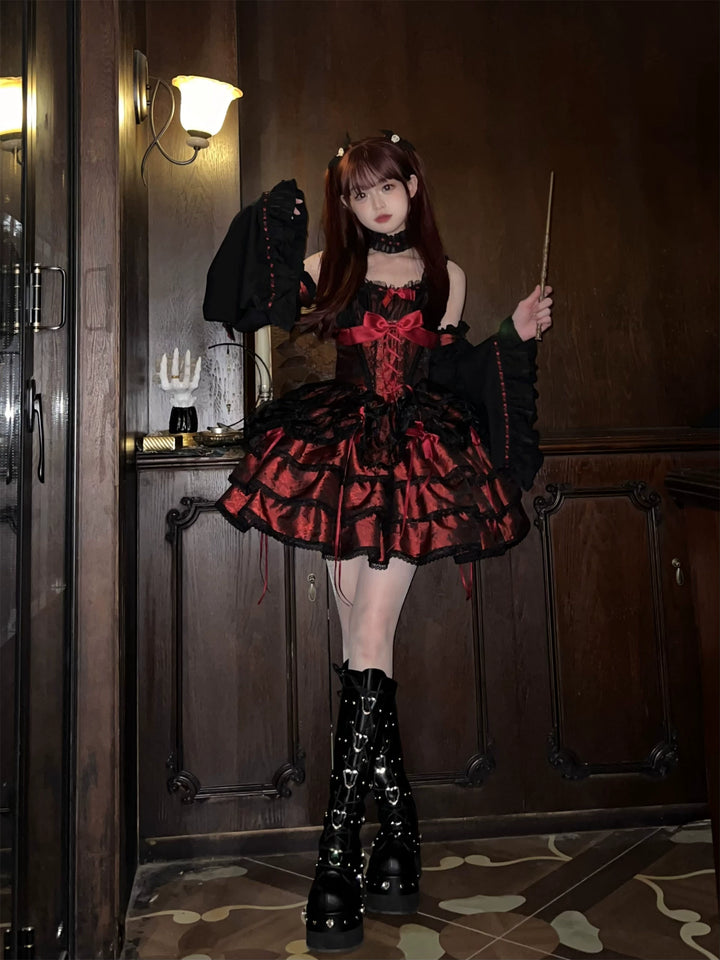 Ballet Lolita Dress Subculture Sweet Spicy Lolita Dress 35312:493058 35312:493058