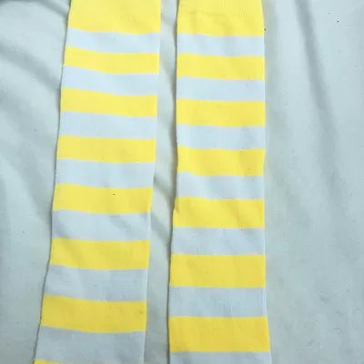 Punk Knee-High Striped Socks, Multiple Colors 45199:839677