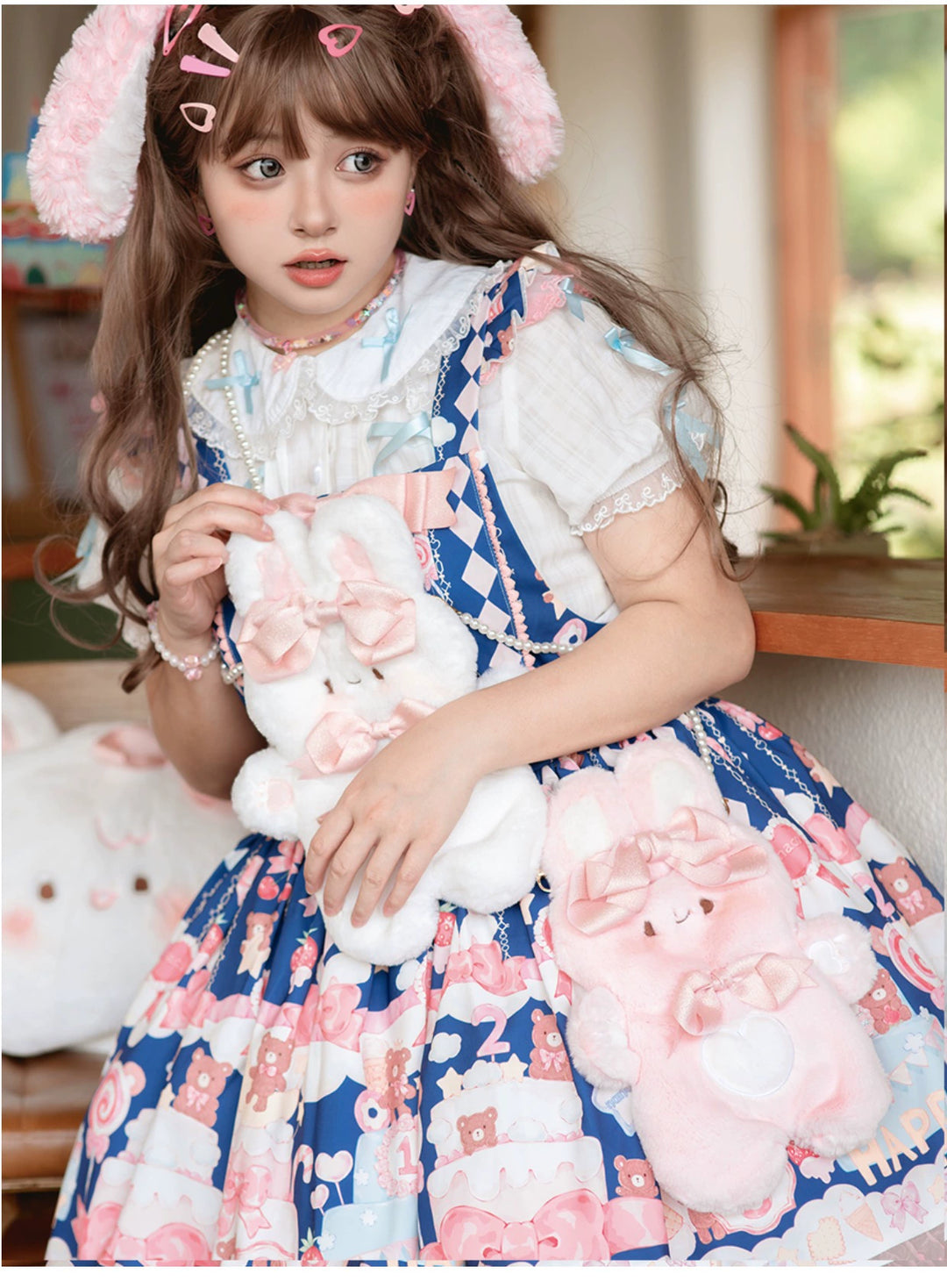 Sweet Lolita Bag Rabbit Crossbody Bag Cute Phone Bag 41086:686082