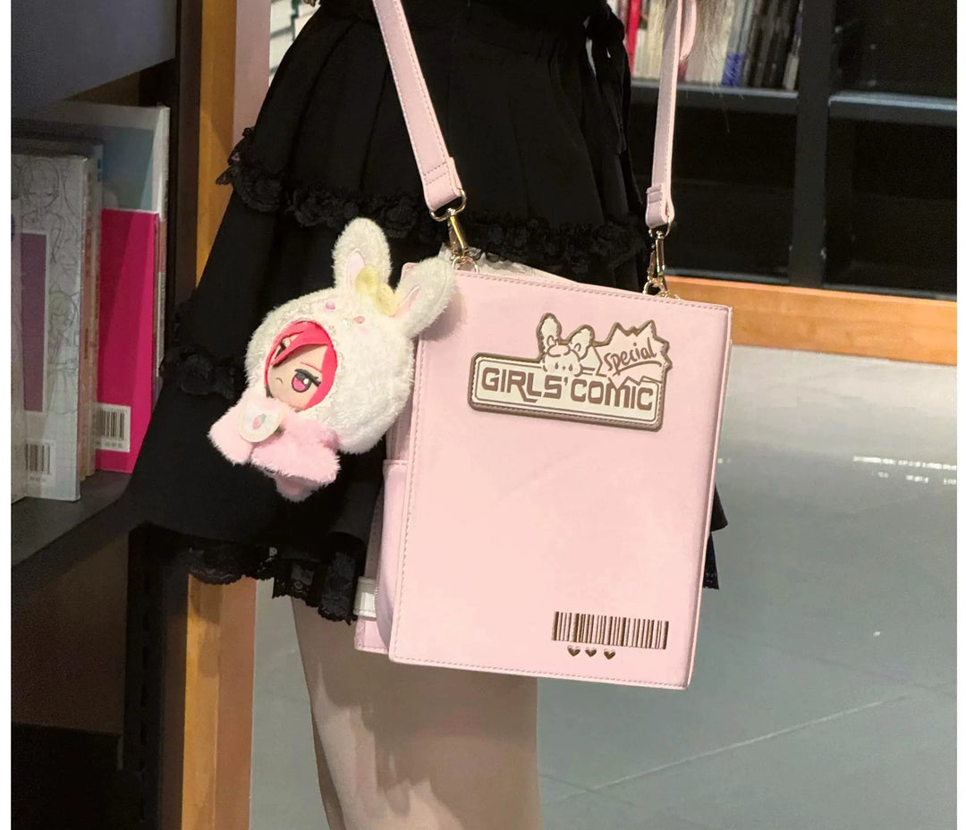 Kawaii Itabag Crossbody Bag Book-shaped Bag 40112:670748