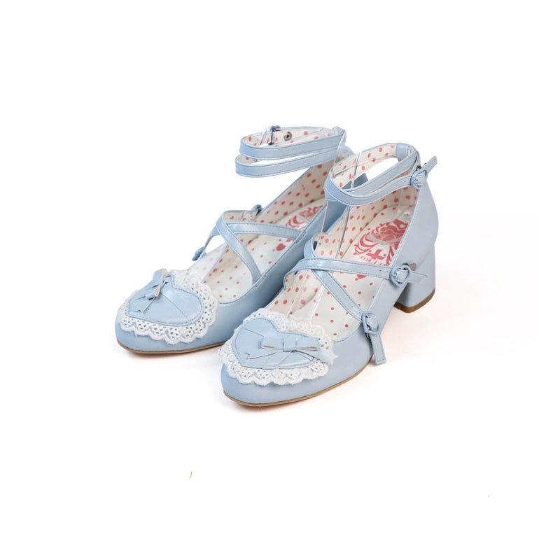 Lolita Shoes Platform Shoes Bow High Heels Shoes (34 35 36 37 38 39 40 41) 35590:542142