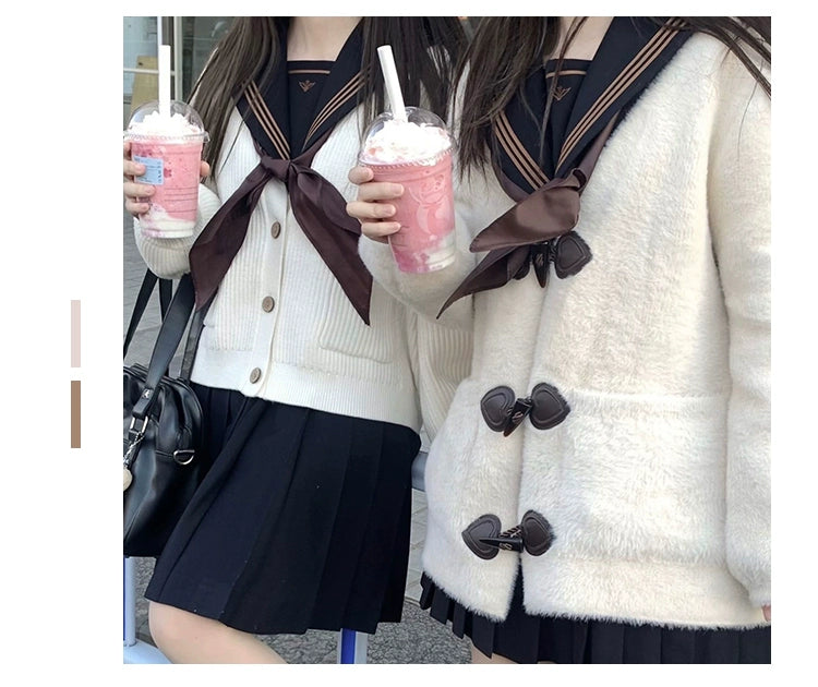 Autumn JK Uniform Sailor Top, Embroidered 43789:786062