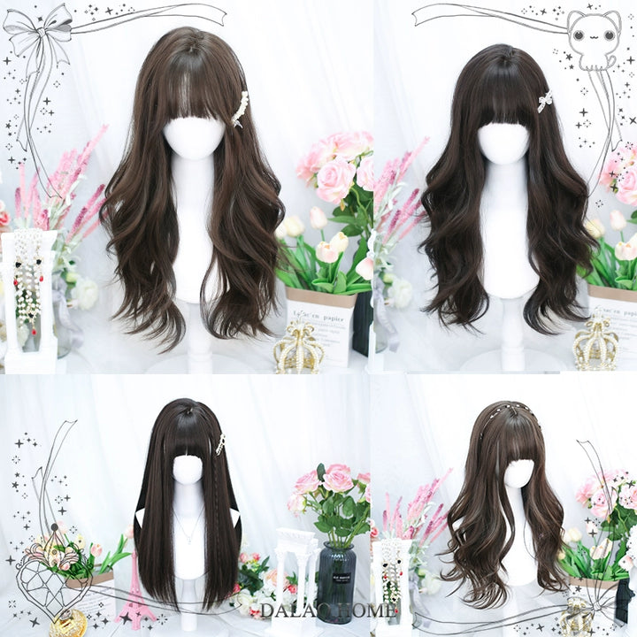 Lolita Wig Natural Long Curly Hair Gentle Straight Hair 35932:507364 35932:507364