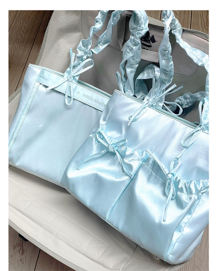 Imitation Silk Tote Itabag, Multiple Color 45430:851519